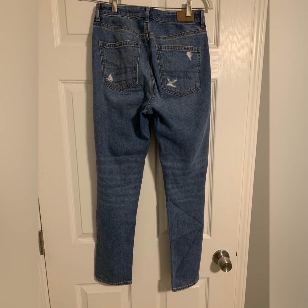 AMERICAN EAGLE Mom Jean Comfort Stretch Waistband Size 4 regular